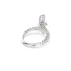 Kép 4/4 - Swarovski x Ariana Grande szitakötő gyűrű 60-as méret - 5737370