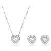 Kép 1/5 - Swarovski X Ariana Grande szív nyaklánc szett - 5720849