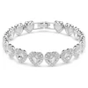 Kép 1/4 - Swarovski X Ariana Grande Tennis szív karkötő M-es méret - 5720860