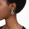 Kép 6/6 - Swarovski Dextera karika fülbevaló - 5671807
