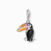Kép 2/3 - Thomas Sabo színes tukán charm - 1727-691-7