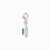 Kép 2/3 - Thomas Sabo zöld köves charm - 1917-496-6