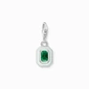 Kép 1/3 - Thomas Sabo zöld köves charm - 1917-496-6