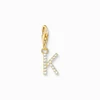 Kép 1/3 - Thomas Sabo Charm Club "K" charm - 1974-414-14