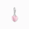 Kép 1/2 - Thomas Sabo Charm Club rózsaszín szív charm - 1993-007-9