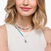 Kép 2/2 - Thomas Sabo Charm Club kék Fatima keze charm - 2020-007-1