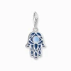 Kép 1/2 - Thomas Sabo Charm Club kék Fatima keze charm - 2020-007-1