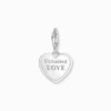 Kép 2/3 - Thomas Sabo Charm Club "Legjobb Anya" rózsaszín szív charm - 2021-007-9