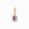 Kép 1/2 - Thomas Sabo Charm Club Lila nyolcszög charm - 2034-565-13