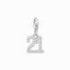 Kép 1/2 - Thomas Sabo Charm Club "21" szám charm - 2135-051-21