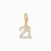Kép 1/2 - Thomas Sabo Charm Club "21" szám charm - 2140-414-39
