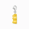 Kép 2/6 - Thomas Sabo x Haribo sárga gumimaci kristályüveg charm - 2183-017-4