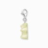 Kép 2/5 - Thomas Sabo x Haribo fehér gumimaci kristályüveg charm - 2187-017-14