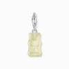 Kép 3/5 - Thomas Sabo x Haribo fehér gumimaci kristályüveg charm - 2187-017-14