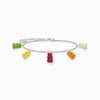 Kép 1/4 - Thomas Sabo x Haribo gumimaci kristályüveg karkötő 19 cm - A2152-017-7-L19