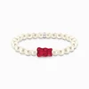 Kép 1/3 - Thomas Sabo x Haribo gumimaci kristályüveg gyöngy karkötő 15 cm - A2154-017-10-L15