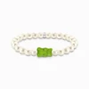 Kép 1/4 - Thomas Sabo x Haribo gumimaci kristályüveg gyöngy karkötő 15 cm - A2154-017-6-L15