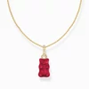 Kép 1/5 - Thomas Sabo x Haribo piros gumimaci kristályüveg nyaklánc 45 cm - KE2209-414-10-L45
