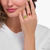Kép 3/5 - Thomas Sabo x Haribo zöld gumimaci kristályüveg gyűrű 54-es méret - TR2459-414-6-54