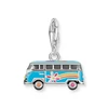 Kép 3/6 - Thomas Sabo Charm Club Volkswagen kék hippi busz charm - 2210-664-7