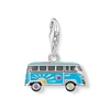 Kép 1/6 - Thomas Sabo Charm Club Volkswagen kék hippi busz charm - 2210-664-7