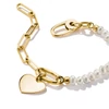 Kép 2/4 - Thomas Sabo Charm Club Connect aranyozott gyöngy karkötő 17 cm - C1209-430-14-L17