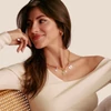 Kép 3/4 - Thomas Sabo Charm Club Connect aranyozott Hamsa kéz charm medál - CC1243-414-14
