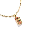 Kép 2/4 - Thomas Sabo Charm Club Connect aranyozott integető macska charm medál - CC1260-427-7
