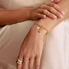 Kép 3/4 - Thomas Sabo Charm Club Connect aranyozott integető macska charm medál - CC1260-427-7