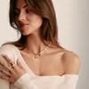 Kép 3/4 - Thomas Sabo Charm Club Connect aranyozott Rózsavirág charm medál - CC1263-413-39