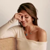 Kép 2/3 - Thomas Sabo x Haribo Charm Club Connect kék gumimaci kristályüveg charm medál - CC1275-017-1