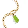 Kép 2/4 - Thomas Sabo x Haribo Charm Club Connect aranyozott zöld gumimaci kristályüveg charm medál - CC1275-4