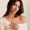Kép 4/5 - Thomas Sabo Charm Club Connect aranyozott fekete szív charm medál - CC1286-995-11