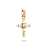 Kép 1/4 - Thomas Sabo Charm Club Connect aranyozott kereszt charm medál - CC1287-445-14