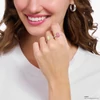 Kép 3/4 - Thomas Sabo x Haribo rózsaszín gumimaci kristályüveg gyűrű 52-es méret - TR2459-052-9-52
