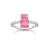 Kép 1/4 - Thomas Sabo x Haribo rózsaszín gumimaci kristályüveg gyűrű 52-es méret - TR2459-052-9-52
