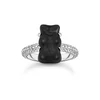 Kép 1/4 - Thomas Sabo x Haribo fekete gumimaci kristályüveg gyűrű 54-es méret - TR2478-052-11-54