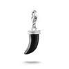 Kép 1/3 - Thomas Sabo Charm Club Obszidián fog charm - 2235-023-11