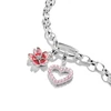 Kép 2/3 - Thomas Sabo Charm Club Rózsaszín szív charm - 2241-051-9