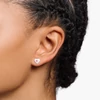 Kép 2/2 - Thomas Sabo Charming Collection szív rózsaszín kövekkel fülbevaló - H2268-041-9