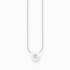 Kép 1/2 - Thomas Sabo Charming Collection szív rózsaszín kövekkel nyaklánc - KE2184-041-9-L45