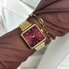 Kép 4/5 - Cluse La Tétragone Dark Cherry, Gold Colour női óra - CW10312