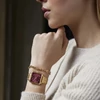 Kép 5/5 - Cluse La Tétragone Dark Cherry, Gold Colour női óra - CW10312