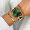 Kép 3/4 - Cluse Féroce Petite Green Gold női óra - CW11217