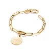 Kép 2/4 - Thomas Sabo Charm Club Connect aranyozott karkötő 17 cm - C1205-413-39-L17