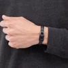 Kép 2/2 - Boss Kode férfi karkötő 19 cm - HBJ1580784M