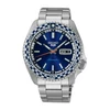Kép 1/3 - Seiko 5 Sports Petrol Blue Checker Flag Special Edition Automatic férfi óra - SRPK65K1