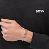 Kép 2/2 - Boss Kode Chain férfi karkötő 19 cm - HBJ1580727M