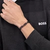 Kép 2/2 - Boss Kode Chain férfi karkötő 19 cm - HBJ1580728M