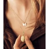 Kép 4/5 - Fossil Sutton Radiant Wings Butterfly női nyaklánc - JF04424710